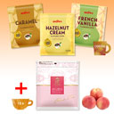 3 Flavoured Coffee+Flavoured Tea Peach (Tea Bag/Value Bag100g)