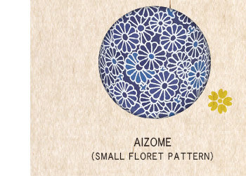 AIZOME (SMALL FLORET PATTERN)