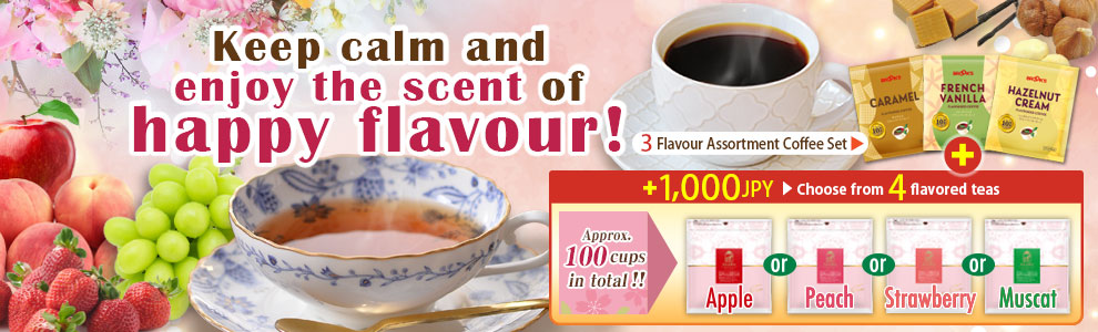 3 Flavor Coffee and Flavoured Tea